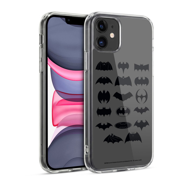 Batman DC Comics Logos Comic Soft Gel Case for Apple iPhone 11