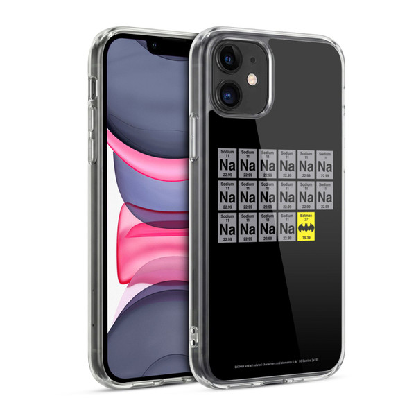 Batman DC Comics Logos Na Na Na Na Soft Gel Case for Apple iPhone 11
