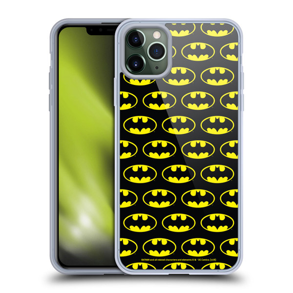 Batman DC Comics Logos Patterns Soft Gel Case for Apple iPhone 11 Pro Max & MagSafe