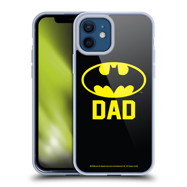 Batman DC Comics Logos Batdad Soft Gel Case for Apple iPhone 12 / iPhone 12 Pro & MagSafe