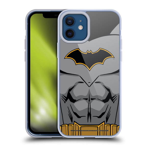 Batman DC Comics Logos Rebirth Costume Soft Gel Case for Apple iPhone 12 / iPhone 12 Pro & MagSafe