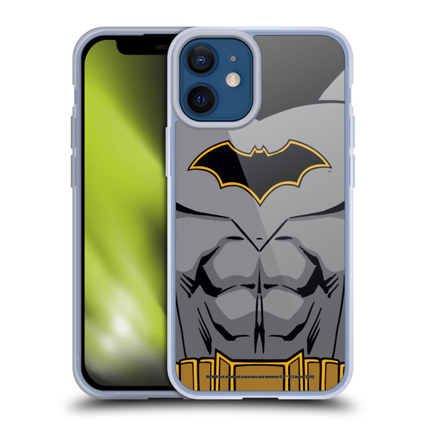 Batman DC Comics Logos Rebirth Costume Soft Gel Case for Apple iPhone 12 Mini & MagSafe