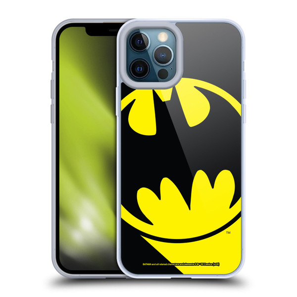 Batman DC Comics Logos Bat Signal Soft Gel Case for Apple iPhone 12 Pro Max & MagSafe
