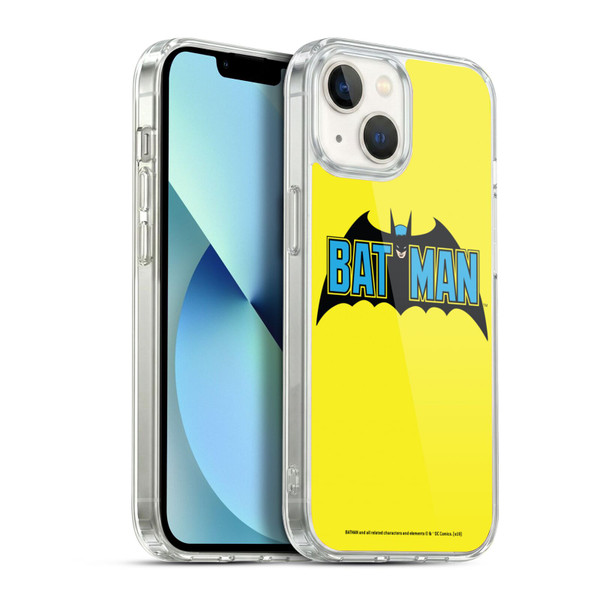Batman DC Comics Logos Classic 2 Soft Gel Case for Apple iPhone 13