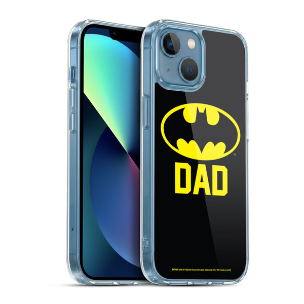 Batman DC Comics Logos Batdad Soft Gel Case for Apple iPhone 13 Mini & MagSafe