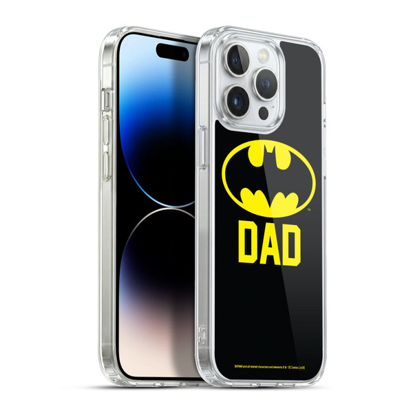 Batman DC Comics Logos Batdad Soft Gel Case for Apple iPhone 13 Pro Max & MagSafe