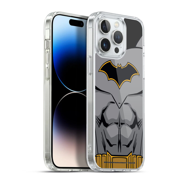 Batman DC Comics Logos Rebirth Costume Soft Gel Case for Apple iPhone 13 Pro Max & MagSafe