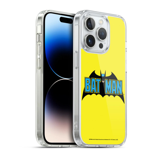 Batman DC Comics Logos Classic 2 Soft Gel Case for Apple iPhone 14 Pro & MagSafe