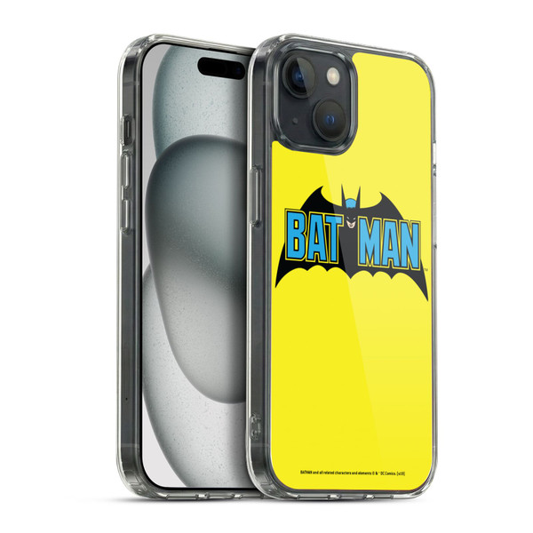 Batman DC Comics Logos Classic 2 Soft Gel Case for Apple iPhone 15 Plus & MagSafe