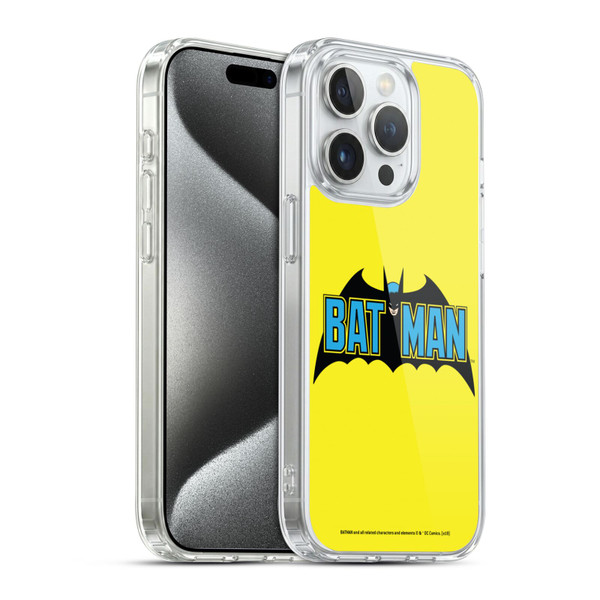 Batman DC Comics Logos Classic 2 Soft Gel Case for Apple iPhone 15 Pro & MagSafe