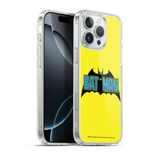 Batman DC Comics Logos Classic 2 Soft Gel Case for Apple iPhone 16 Pro Max & MagSafe
