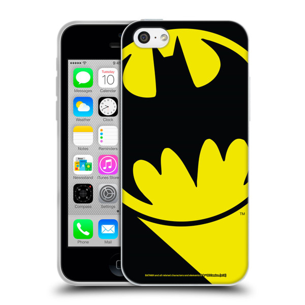Batman DC Comics Logos Bat Signal Soft Gel Case for Apple iPhone 5c