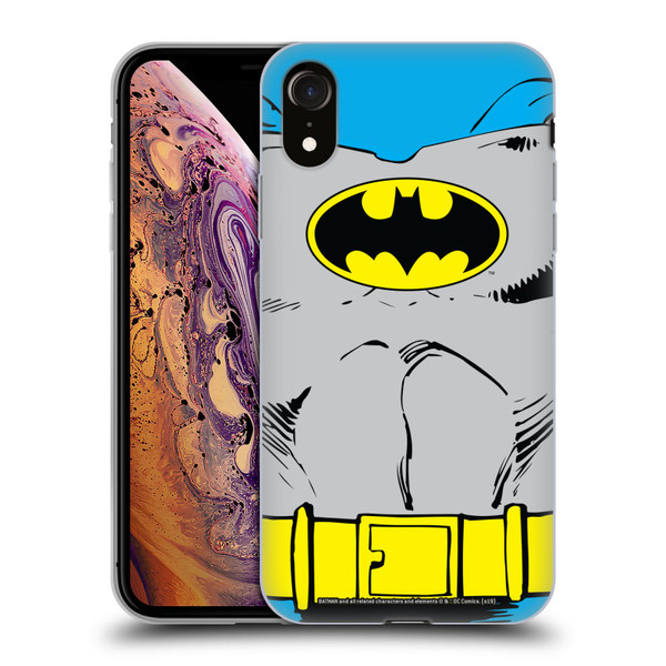 Batman DC Comics Logos Classic Costume Soft Gel Case for Apple iPhone XR