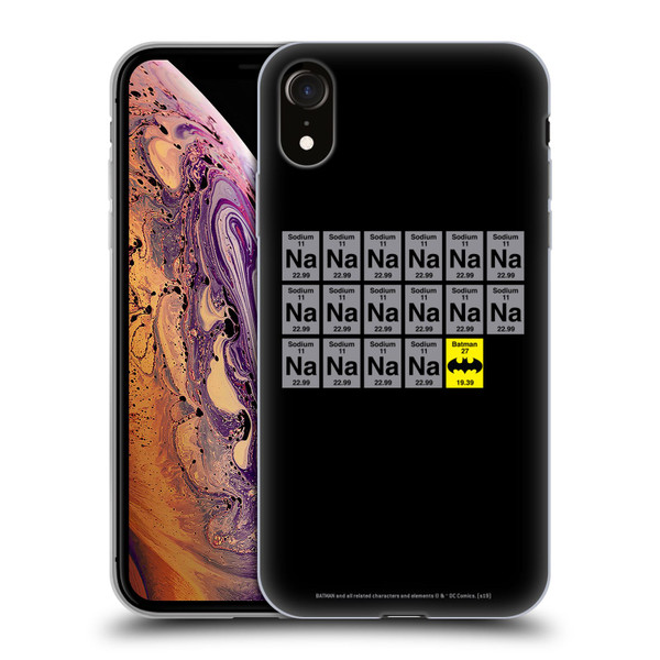 Batman DC Comics Logos Na Na Na Na Soft Gel Case for Apple iPhone XR