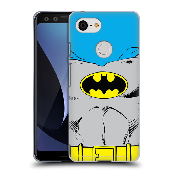 Batman DC Comics Logos Classic Costume Soft Gel Case for Google Pixel 3