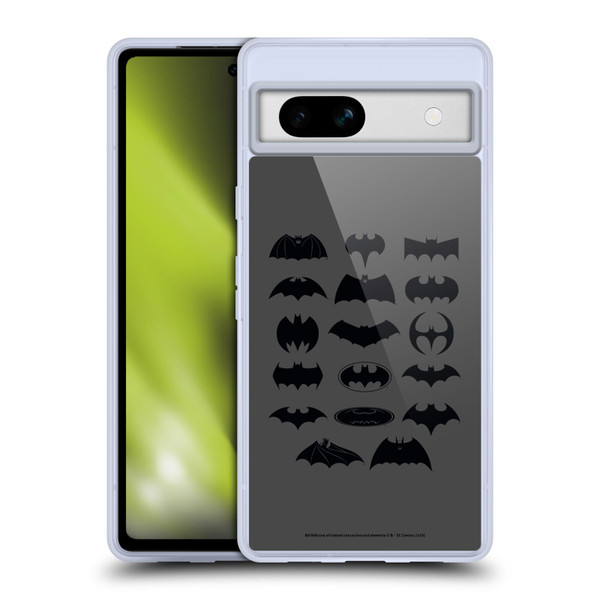 Batman DC Comics Logos Comic Soft Gel Case for Google Pixel 7a