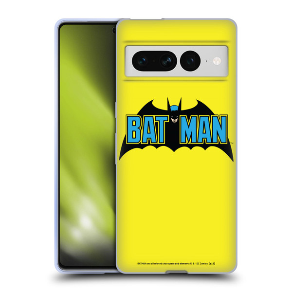 Batman DC Comics Logos Classic 2 Soft Gel Case for Google Pixel 7 Pro