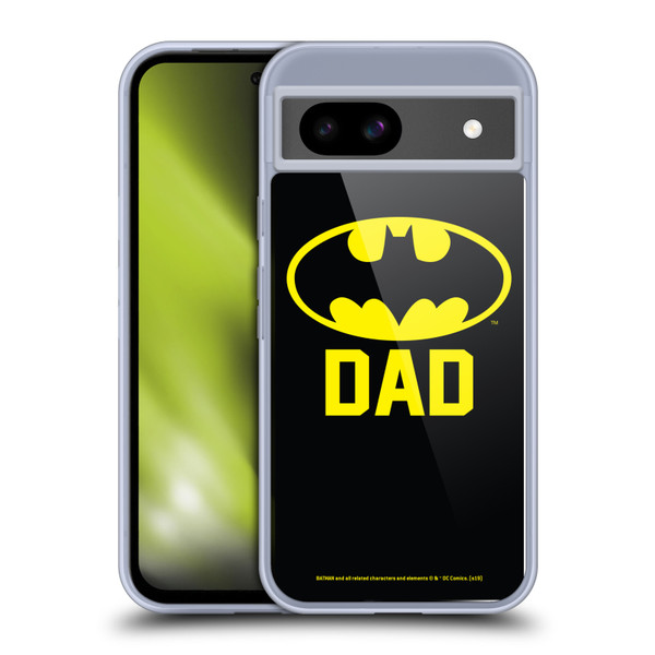 Batman DC Comics Logos Batdad Soft Gel Case for Google Pixel 8a
