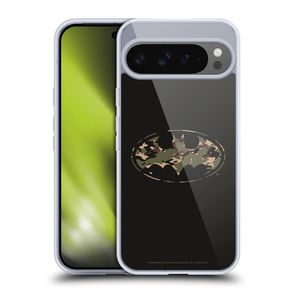 Batman DC Comics Logos Camouflage Soft Gel Case for Google Pixel 9 Pro XL