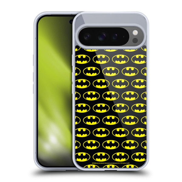 Batman DC Comics Logos Patterns Soft Gel Case for Google Pixel 9 Pro XL