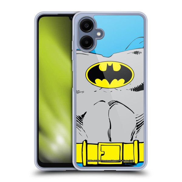 Batman DC Comics Logos Classic Costume Soft Gel Case for Samsung Galaxy A06 4G