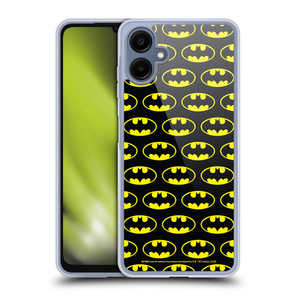 Batman DC Comics Logos Patterns Soft Gel Case for Samsung Galaxy A06 4G