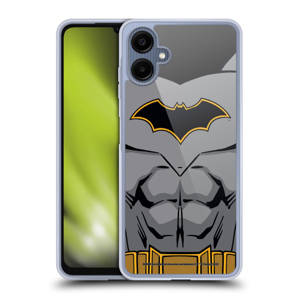 Batman DC Comics Logos Rebirth Costume Soft Gel Case for Samsung Galaxy A06 4G / 5G