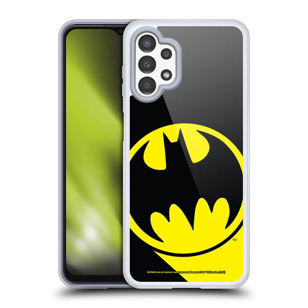 Batman DC Comics Logos Bat Signal Soft Gel Case for Samsung Galaxy A13 (2022)
