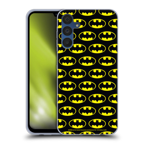 Batman DC Comics Logos Patterns Soft Gel Case for Samsung Galaxy A15 & MagSafe