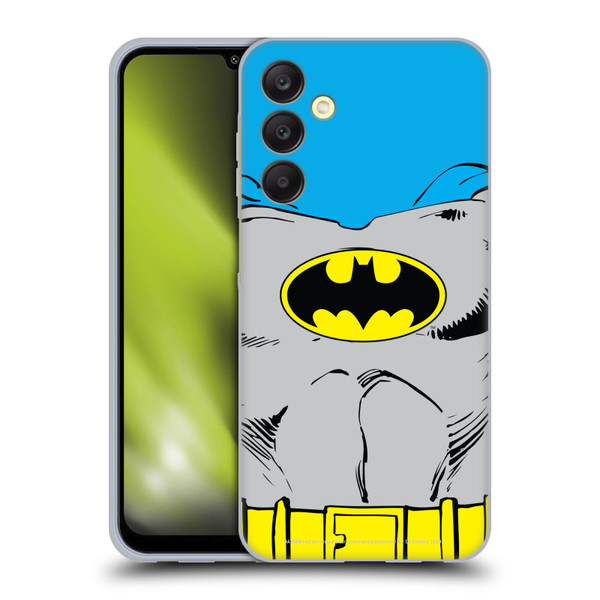 Batman DC Comics Logos Classic Costume Soft Gel Case for Samsung Galaxy A25 5G