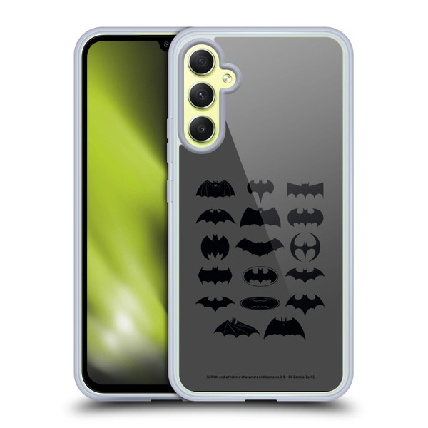 Batman DC Comics Logos Comic Soft Gel Case for Samsung Galaxy A34 5G