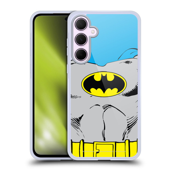Batman DC Comics Logos Classic Costume Soft Gel Case for Samsung Galaxy A35 5G