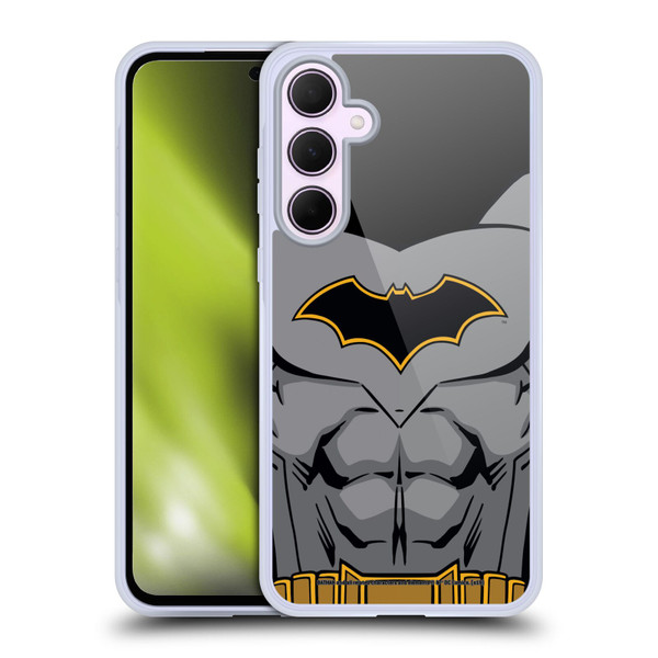 Batman DC Comics Logos Rebirth Costume Soft Gel Case for Samsung Galaxy A35 5G