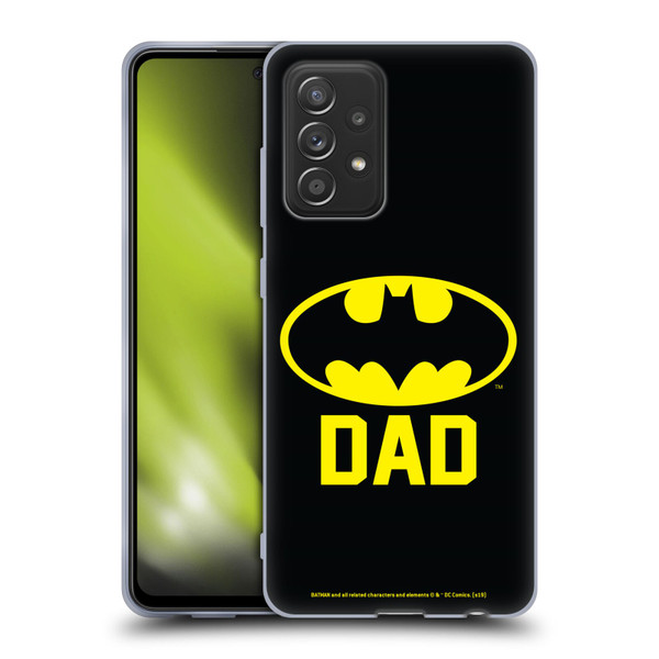 Batman DC Comics Logos Batdad Soft Gel Case for Samsung Galaxy A52 / A52s / 5G (2021)