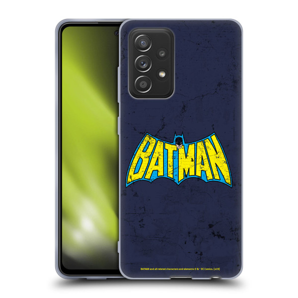 Batman DC Comics Logos Classic Distressed Look Soft Gel Case for Samsung Galaxy A52 / A52s / 5G (2021)