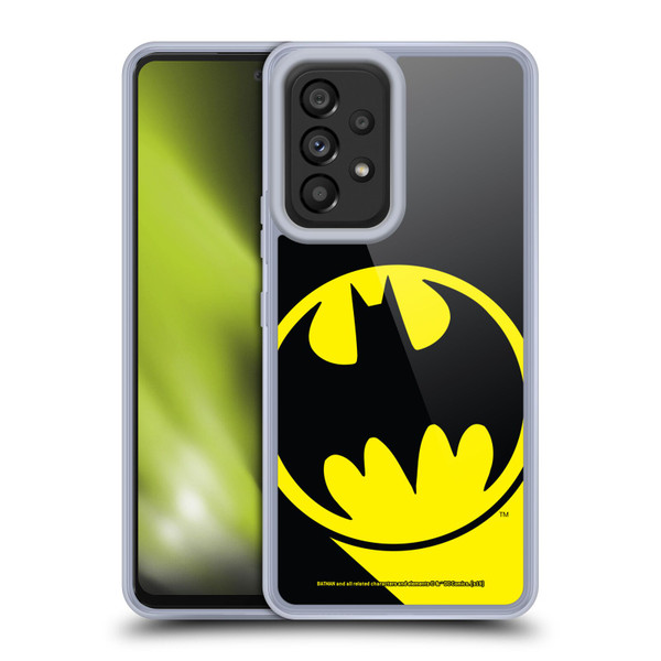 Batman DC Comics Logos Bat Signal Soft Gel Case for Samsung Galaxy A53 5G (2022)
