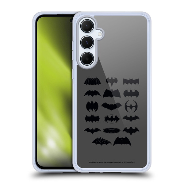 Batman DC Comics Logos Comic Soft Gel Case for Samsung Galaxy A55 5G