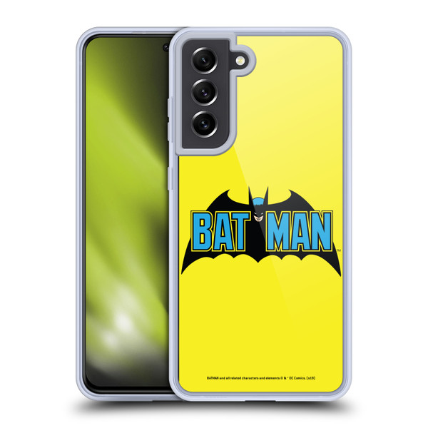 Batman DC Comics Logos Classic 2 Soft Gel Case for Samsung Galaxy S21 FE 5G & MagSafe