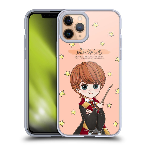 Harry Potter Deathly Hallows XXXVII Ron Weasley Soft Gel Case for Apple iPhone 11 Pro