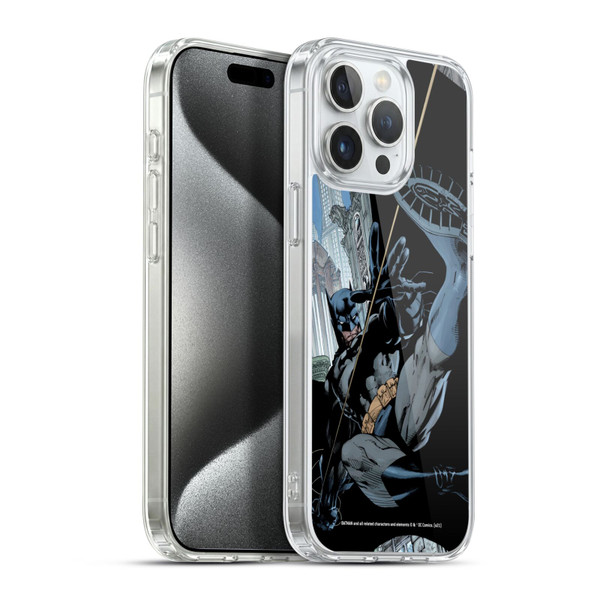 Batman DC Comics Hush #608 Comic Book Cover Soft Gel Case for Apple iPhone 15 Pro Max & MagSafe