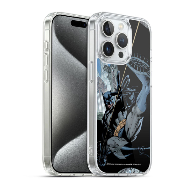 Batman DC Comics Hush #608 Comic Book Cover Soft Gel Case for Apple iPhone 15 Pro & MagSafe