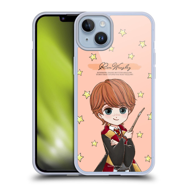 Harry Potter Deathly Hallows XXXVII Ron Weasley Soft Gel Case for Apple iPhone 14 Plus