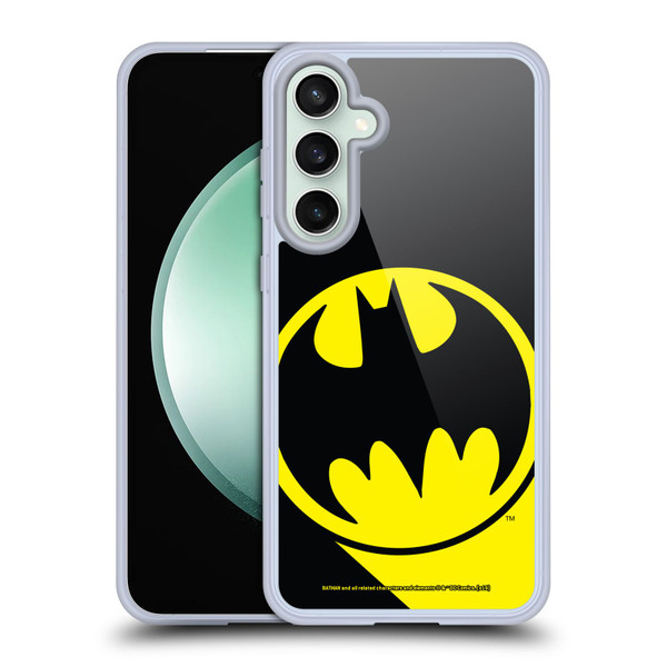 Batman DC Comics Logos Bat Signal Soft Gel Case for Samsung Galaxy S23 FE 5G & MagSafe