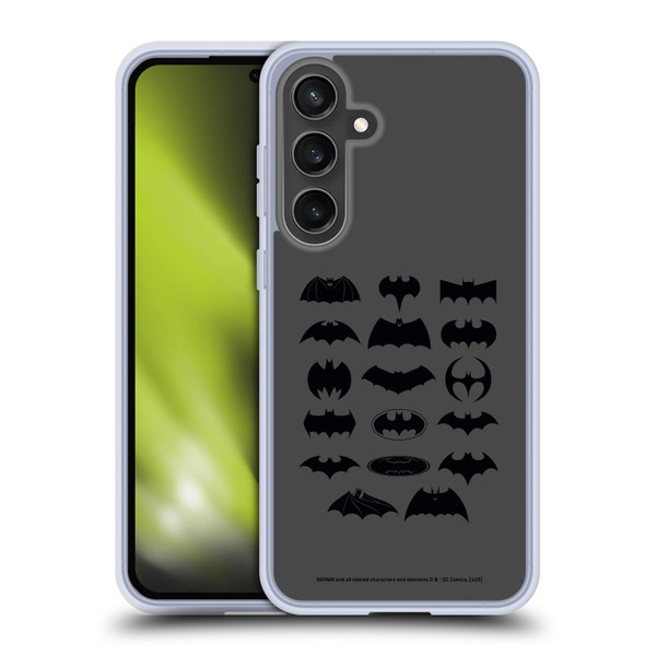 Batman DC Comics Logos Comic Soft Gel Case for Samsung Galaxy S24 FE & MagSafe