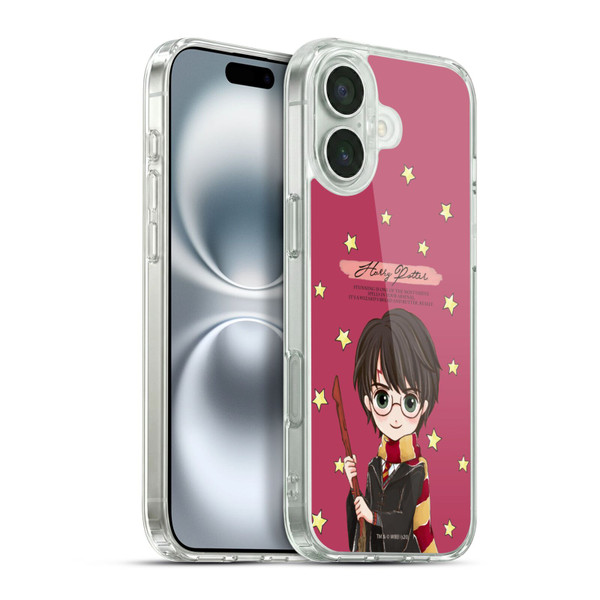 Harry Potter Deathly Hallows XXXVII Harry Soft Gel Case for Apple iPhone 16 Plus & MagSafe