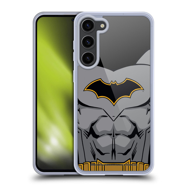 Batman DC Comics Logos Rebirth Costume Soft Gel Case for Samsung Galaxy S23+ 5G