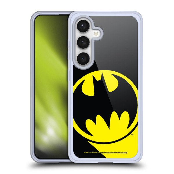 Batman DC Comics Logos Bat Signal Soft Gel Case for Samsung Galaxy S24 5G & MagSafe