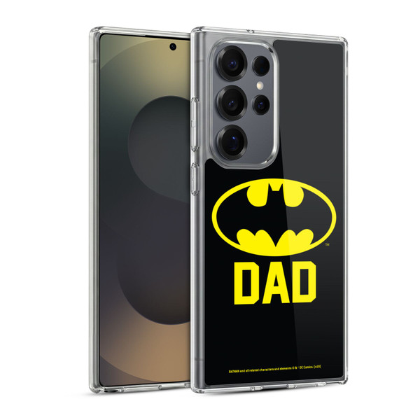 Batman DC Comics Logos Batdad Soft Gel Case for Samsung Galaxy S25 Ultra & MagSafe