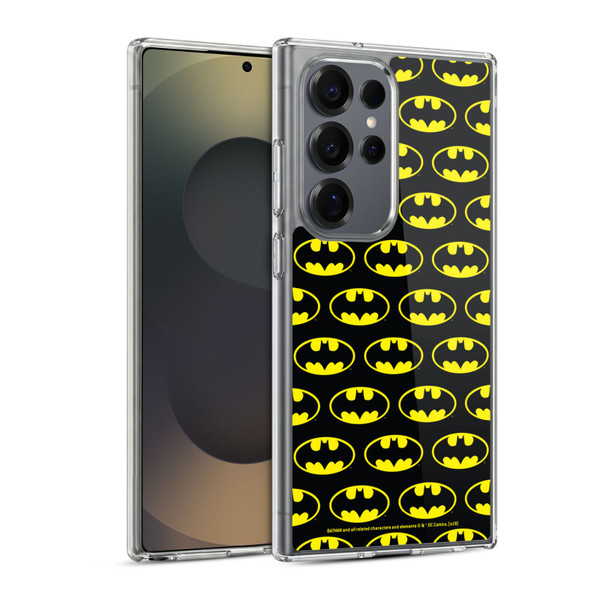 Batman DC Comics Logos Patterns Soft Gel Case for Samsung Galaxy S25 Ultra & MagSafe