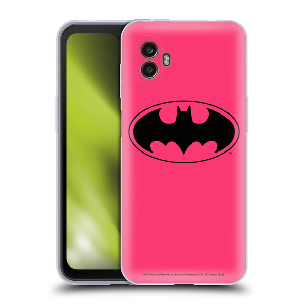 Batman DC Comics Logos Pink Soft Gel Case for Samsung Galaxy Xcover6 Pro/Pro2